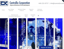 Tablet Screenshot of controllix.com